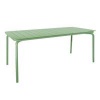 Lark Rectangular Slatted Table 1806mm Aluminium Fair Green 1043570ND