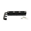 M System Black Triple Bracket 165x50x85mm (Pack of 2) SUPCJSI008A