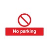 Safety Sign No Parking 300x500mm PVC ML01929R