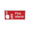 Safety Sign Fire Alarm 100x200mm Self-Adhesive F90A/S