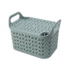 Strata Small Urban Store Basket with Lid 4L Green XW122-LPG-VW