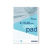 Silvine Graph Pad 2/10/20mm 50 Sheets A4 A4GP21020