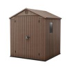 Keter Darwin Shed 6x6ft Wood Brown KET252003