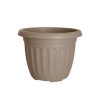 Whitefurze 40cm Athens Round Planter Taupe G07R40TP
