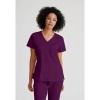 Barco One Racer Scrub Top: Eco-Friendly Professional Comfort for Healthcare Heroes Wine XL