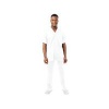 Work in Style PHILZ Male Healthcare Tunic White with White Trim Size 34 inch PHILZWHITWHIT34