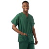 334LW Unisex Lightweight Scrub Top Bottle Green Size M 334LW/BOTT/M