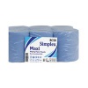 White Box 2-Ply Embossed Centrefeed Roll Blue (Pack of 6) WX50023